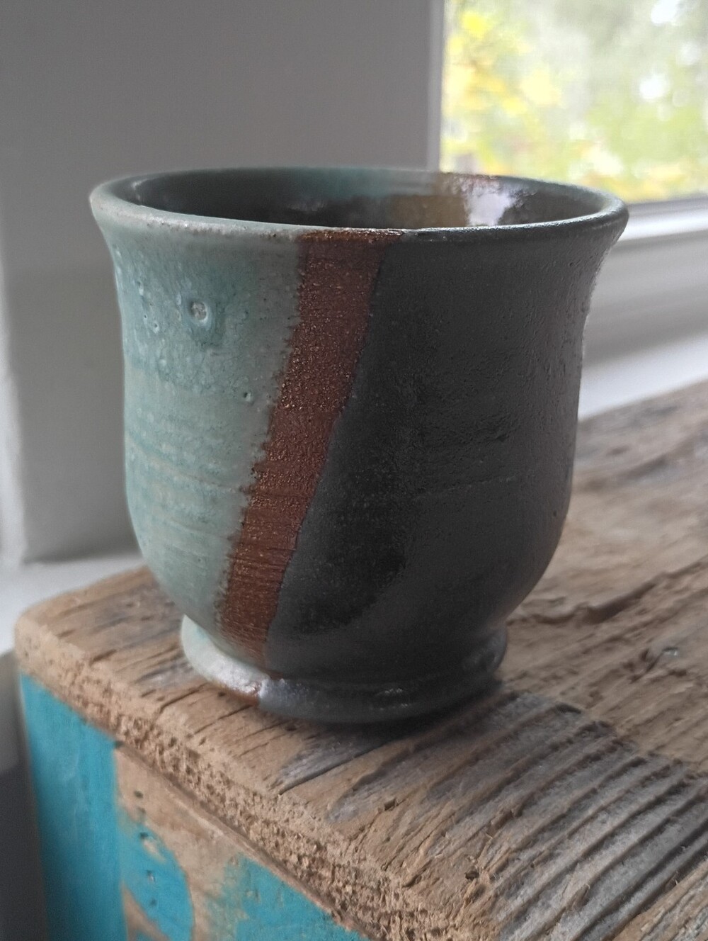 Small Handmade Ceramic Wine Or Whiskey Cup